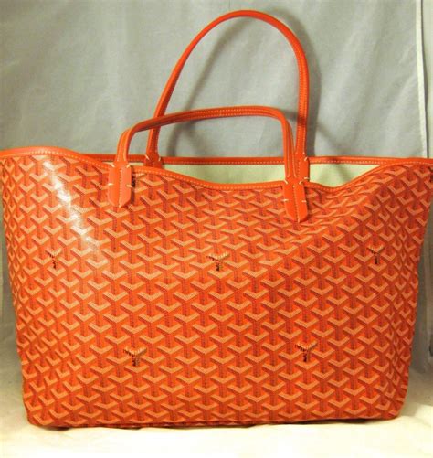 orange goyard tote bag|goyard tote where to buy.